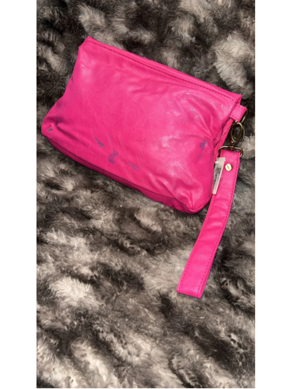 Women's Forever 21 Pink Clutch Wristlet One Size
